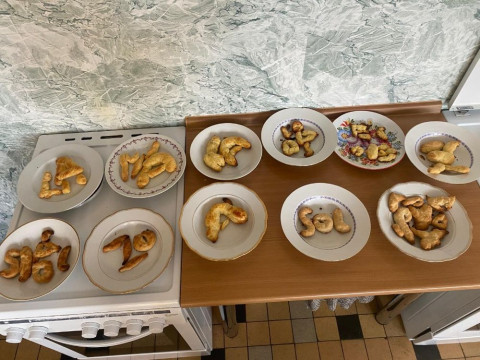 Pečení písmen - 1. D