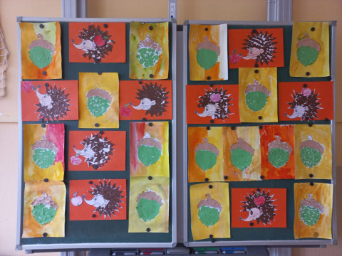 Podzimní tvoření 1. D