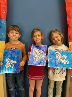 Advent u prvňáčků- andělé poletují, čerti vystrkují rohy