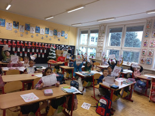 Svatý Mikuláš, svatá Barbora - 1. D