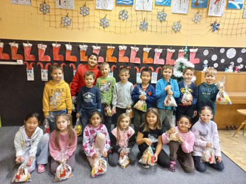 Návštěva Mikuláše v 1. D