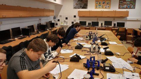 Vánoční technický den SPŠE pro žáky ZŠ