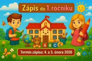 Informace k Zápisu do 1. ročníku
