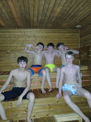 Saunování s 5.B
