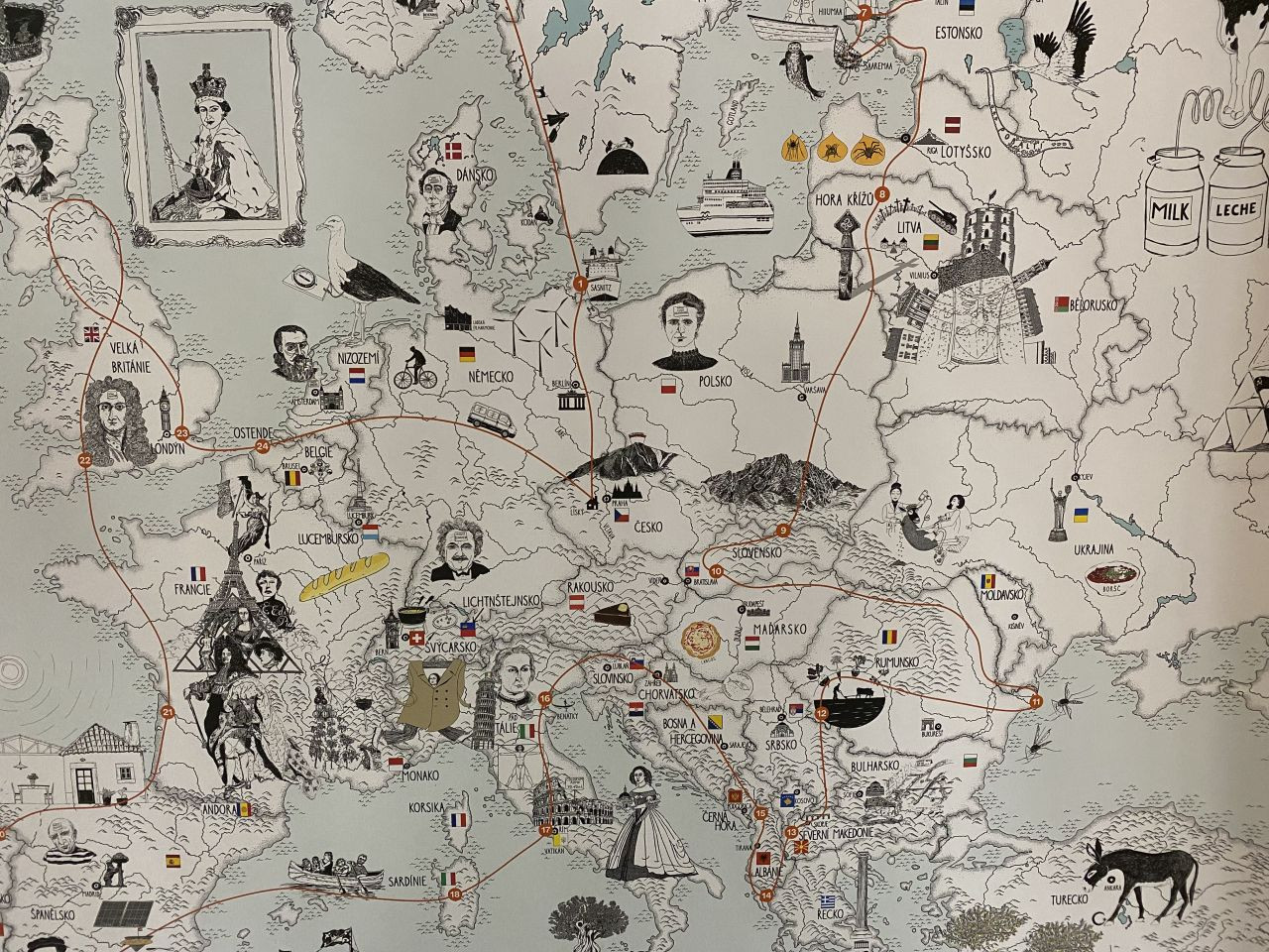 7.B poznává Evropu