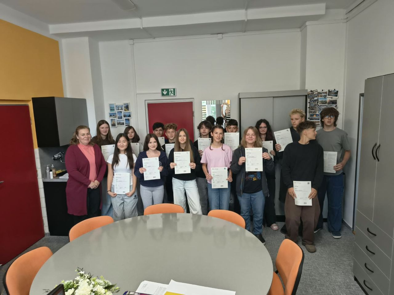Slavnostní předávání Cambridge certifikátů