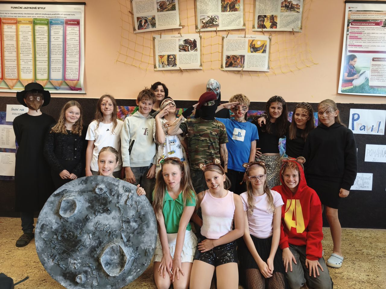 Halloween v 6. B - hororové příběhy i kostýmy plné fantazie